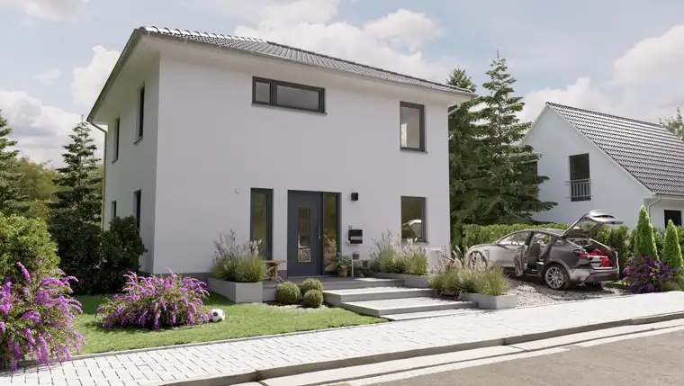 Neubau 126m² Wohn-/Nutzfläche incl. Grundstück in Kirchberg bei Mattighofen € 484.140.-.