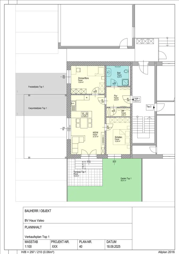 Neubau: 3-Zimmerwohnung mit Garten in Thalgau - provisionsfrei
