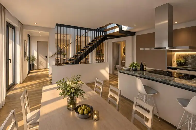 145 m² Architekten-Townhouse, Dachterrasse - PROVISIONSFREI!