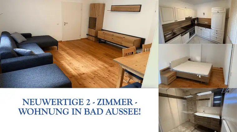 🌿 Neuwertige 2-Zimmer Wohnung in ruhiger Grünlage von Bad Aussee - provisionsfrei