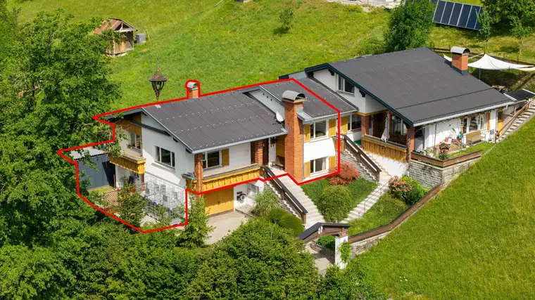 Doppelhaushälfte in leicht erhöhter Lage