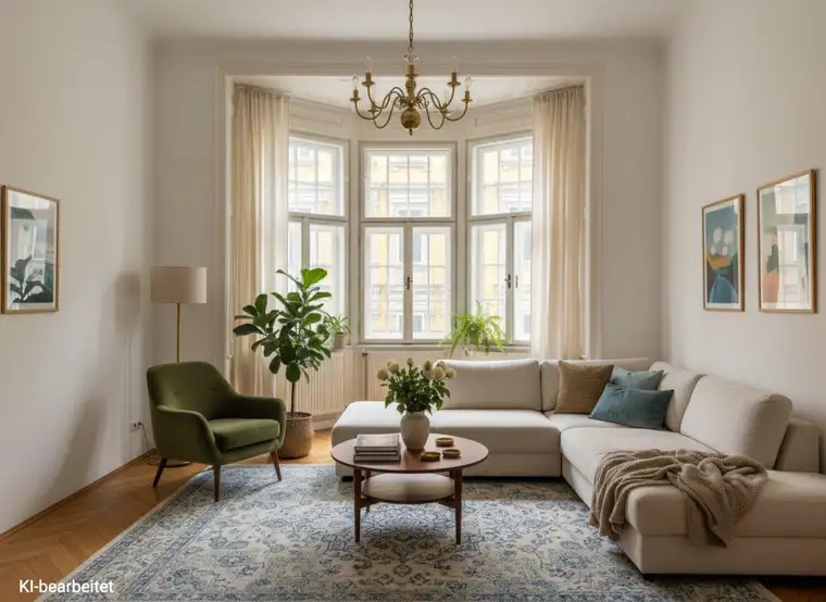 SOMMER AKTION | halbe Käuferprovision | bis 31.08 | NAHE ROCHUSMARKT - Stilaltbau - ca. 103 m² WFL - 4 Zimmer - BALKONZUBAU MÖGLICH