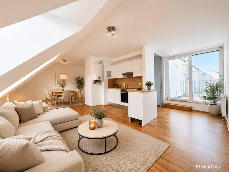 SOMMER AKTION | halbe Käuferprovision | bis 31.08 | Moderne Maisonettewohnung mit Stadtpanorama - 87,77 m2 Wohnfläche mit Dachterrasse