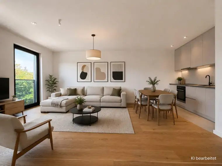 Moderne 2-Zimmerwohnung, 2. Etage, barrierefrei und mit Grünblick im 21. Bezirk!