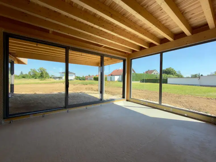 Moderner Design-Bungalow in nachhaltiger Massivholzbauweise – Exklusives Wohnen auf einer Ebene mit 203 m² Nutzfläche