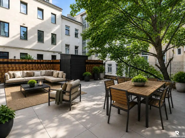 Seltene Gelegenheit: Riesige Terrasse im 1.OG - Tolle 3-Zimmer-Wohnung in Meidling!