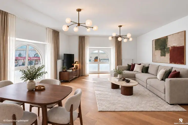 AUGARTEN direkt vor der Haustüre – sanierte 3-Zimmer-Wohnung im herrschaftlichen Altbau mit privatem Lift