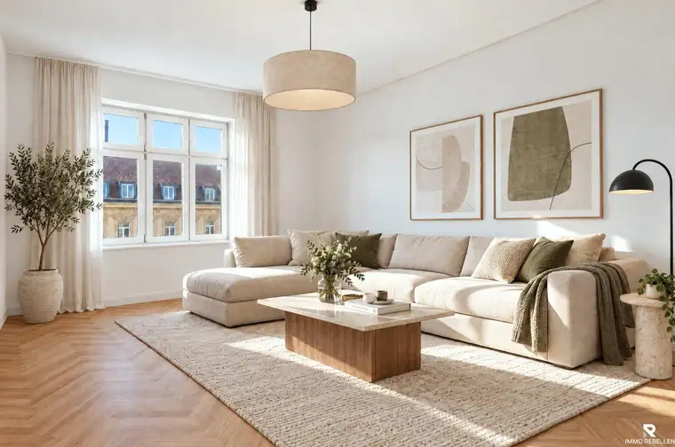 Hochwertig kernsanierte Altbauwohnung mit Aufzug im 19. Bezirk