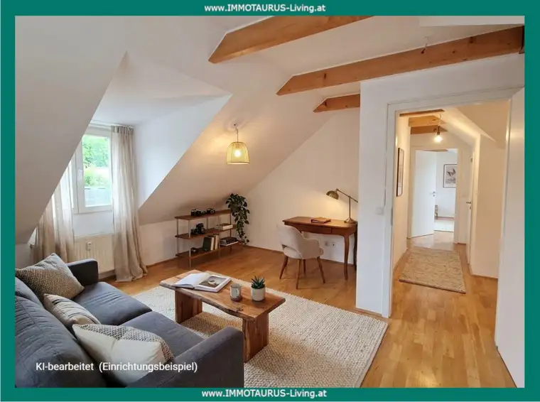 Top Anlagemöglichkeit in Graz-Gösting: Vermietete 3-Zimmer Wohnung unter 1.900 €/m²