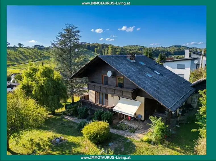 Einfamilienhaus mit Charme auf rund 2.350 m² im südoststeirischen Hügelland – Dachgeschoss ausbaufähig zur zweiten oder erweiterten Wohneinheit!