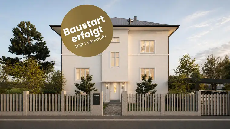 ERSTBEZUG! Maisonette in Stadtvilla mit Eigengarten und Terrasse in Linz - BRUCKNER 54 / Top 1