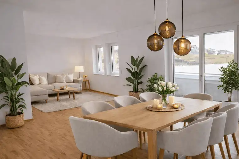 Großzügige provisionsfreie Eigentumswohnung mit 4-Zimmer-Option im Zentrum von Bad Zell