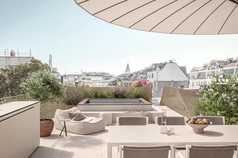 Elegantes Dachgeschoß-Apartment mit großzügiger Dachterrasse!