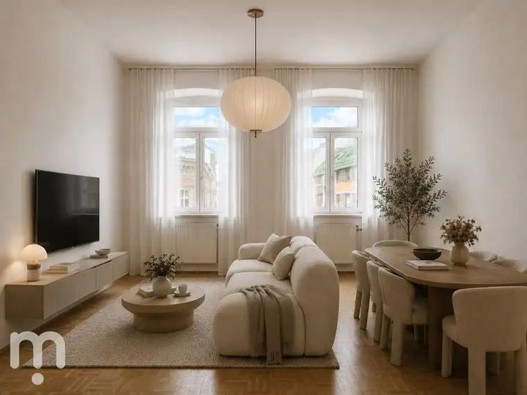 Großzügiger Altbau mit 77 m² | 3 Zimmer | Sanierungspotenzial &amp; geplanter Balkon