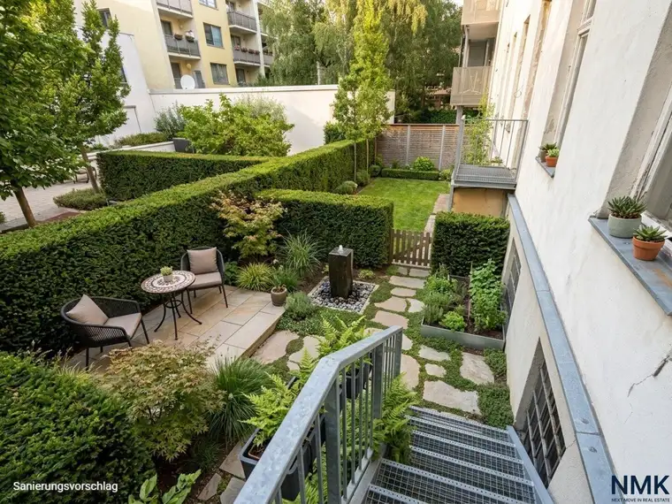 Exklusive 3-Zimmer-Gartenwohnung mit Terrasse &amp; Eigengarten – Wohnen im Grünen mitten in Wien