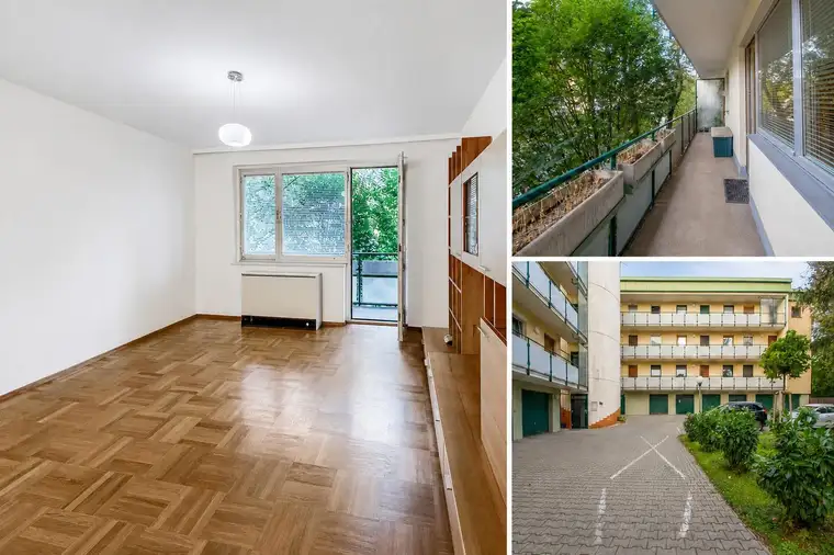 3-Zimmer-Wohnung mit großer Loggia am Übergang zur Vorderbrühl