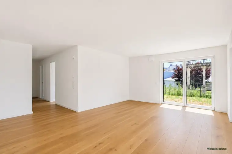 PROVISIONSFREI - 3-Zimmer Erstbezug mit 100 m² Garten mitten im Stadtzentrum!