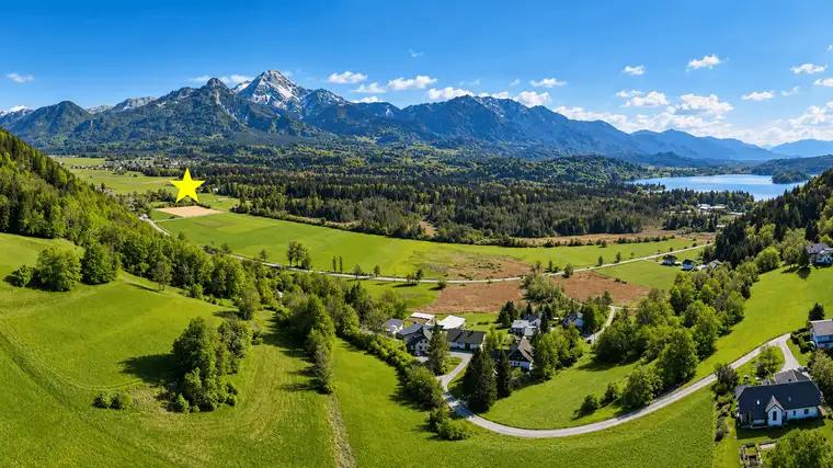 Bauland idNv Faaker See, Aichwaldsee, am Waldrand