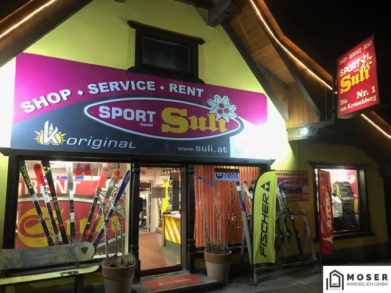 +++Attraktives sehr gut etabliertes Sportgeschäft mit hoher Stammkundenanzahl direkt am Kreischberg - Top Lage+++