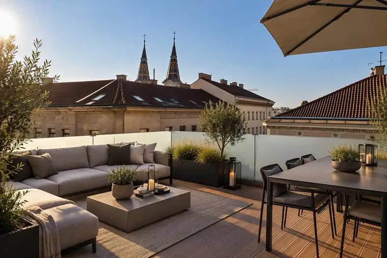 Zwei Ebenen. Zwei Terrassen. Ein Zuhause zum Verlieben.