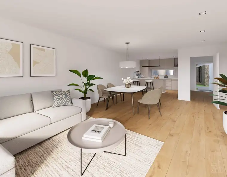4-Zimmer-Maisonette mit Garten und Dachterrasse