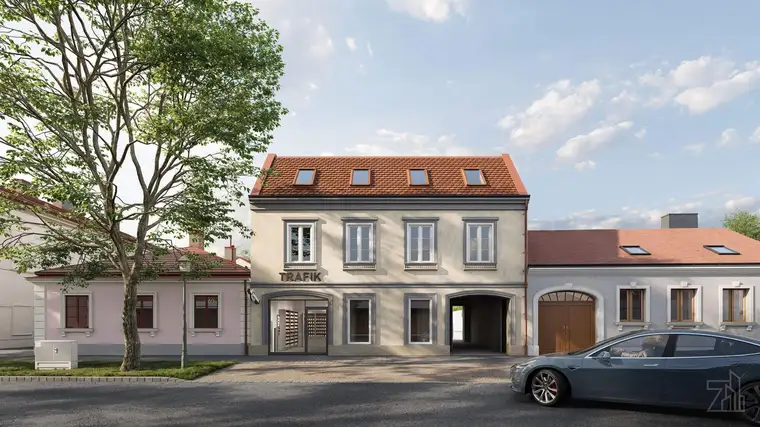 Neubau-Geschäftslokal mit Sichtbarkeit in Stammersdorf