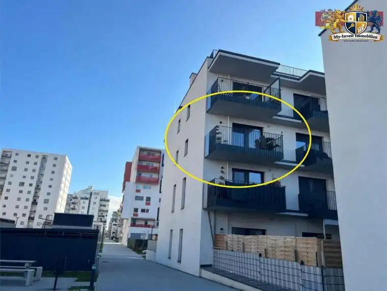 Sehr schöne Eigentumswohnung mit 2 großen Balkons in der Donaustadt