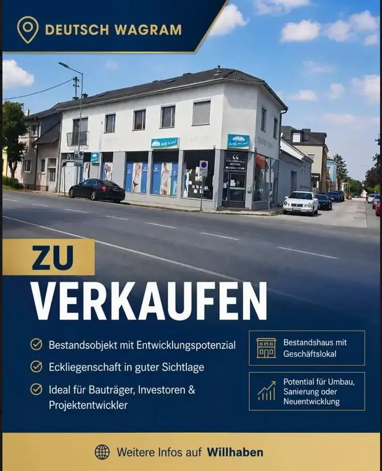 Liegenschaft in Deutsch Wagram NÖ 855 m²