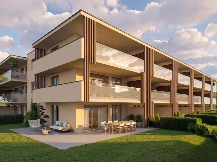 Westlich ausgerichtete Gartenwohnung im Neubauprojekt in Poggersdorf