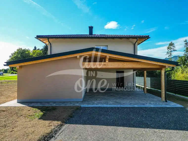 BEZUGSFERTIG- Einfamilienhaus mit großem Grundstück und Doppelcarport im Bezirk Völkermarkt