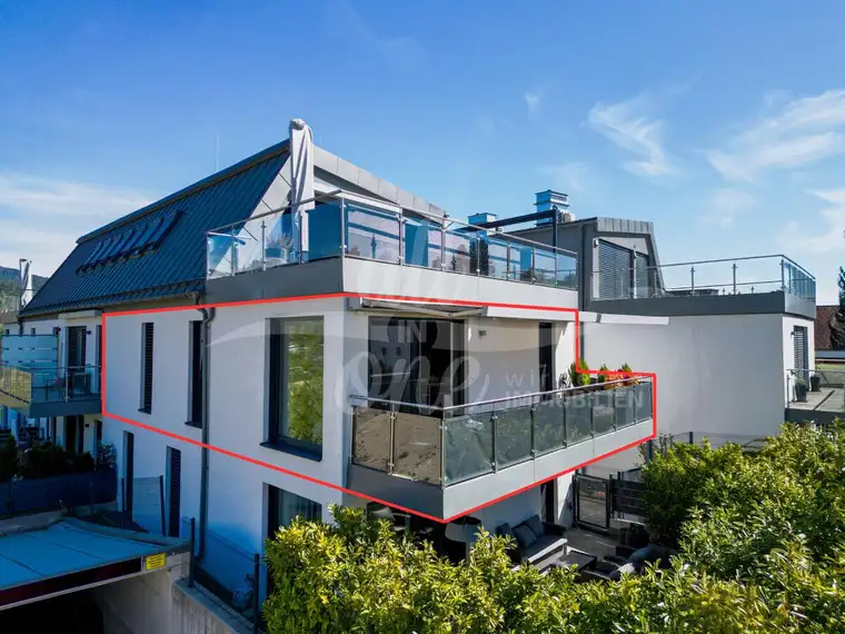 Velden-Zentrumsnahe hochwertige 3-Zimmerwohnung mit großem Südbalkon