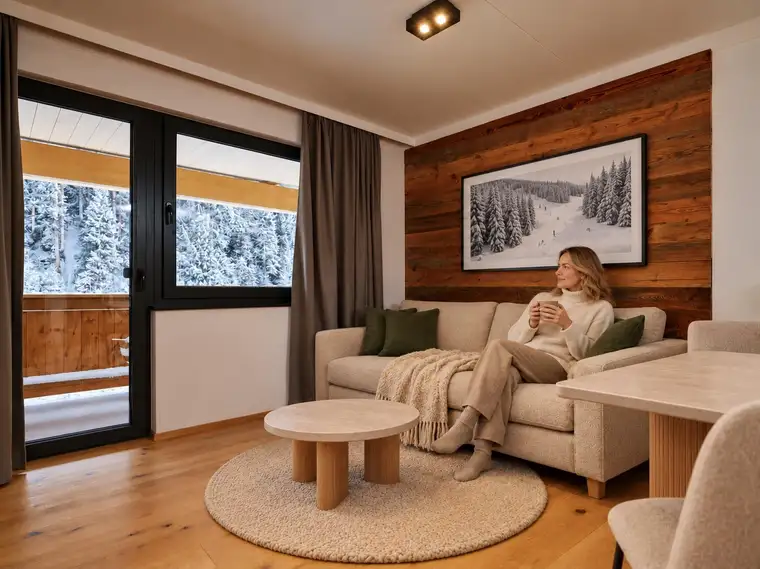 Saalbach: Investment-Suite mit 2 Schlafzimmern, Pool und Spa | SSR 19