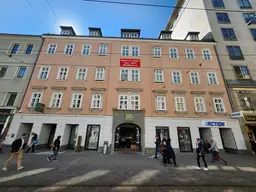 Landstraße Büroflächen 120 (ein Geschoß) bis 900 qm (vier Geschosse) (auch Einzelgeschosse vermietbar) Nähe Mozartkreuzung