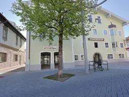 Geschäftslokal in der Begegnungszone von Reutte