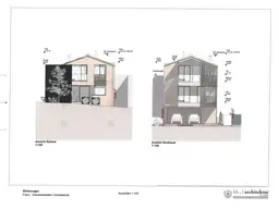 ( Bauprojekt ) !! Baugrund inkl. Baugenehmigung für 3 Wohnungen in Vöcklabruck: mit Garten, Terrasse, 2 Balkonen &amp; 3 Stellplätzen!