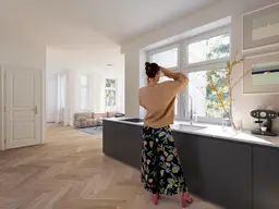 Exklusiver Erstbezug im Stilaltbau | 89 m² | 3 Zimmer | Fußbodenheizung | Ober St. Veit - mit optionalem Balkon