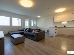 Optimal aufgeteilte 2 Zimmer Wohnung mit Fernblick direkt in Stockerau "inkl. Heizung &amp; Warmwasser"