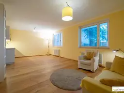 Wohnung gesucht? Hier sind Sie richtig! Sanierte 1 Zimmer Wohnung inkl. Einbauküche in absoluter Ruhelage