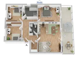 Neuwertige, sonnige Penthousewohnung in Ruhelage
