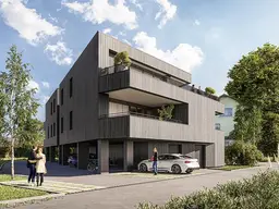 Riesige Dachterrasse: 3-Zimmer Dachgeschosswohnung (Top 06)