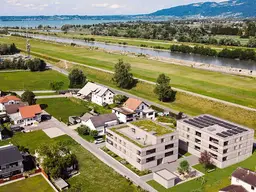 Idylle pur - Wohnen am Rheindamm: 3-Zimmer Terrassenwohnung (Top B05)