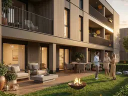 Baustart fixiert! Sonnenverwöhnte 4-Zimmer Gartenwohnung mit viel Grün