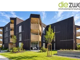 Architektonisch, naturnah &amp; mit besonderen Extras 2-Zimmer-Topgeschosswohnung in Lustenau