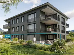 Ruhig wohnen, zentrumsnah leben. 3-Zimmer-Gartenwohnung W01