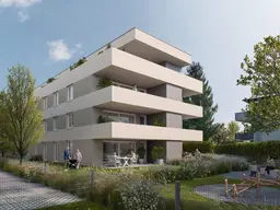 3-Zimmer-Terrassenwohnung in Ruhelage im Ortskern - Erstbezug! Kleinwohnanlage Widum 32