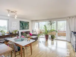 Charmante 3 Zimmer Wohnung mit herrlichem Kaiserblick
