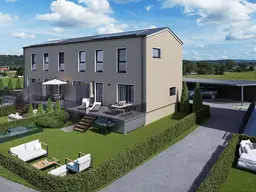 Maisonette-Wohnung mit großen Eckgarten ca.20 min. südlich von Graz!