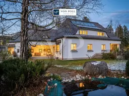 Herrschaftliche Landhausvilla mit großem Garten