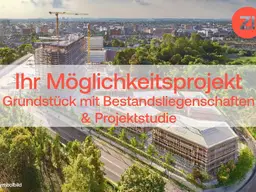 Gewerbeentwickler aufgepasst! Stadtteil-Projekt im Linzer Süden: Grundstück mit Bestandsliegenschaften &amp; genehmigter Projektplanung ~14.500 m² BGF