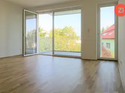 Schicke Neubau 2 ZI-Wohnung mit Küche u. Balkon